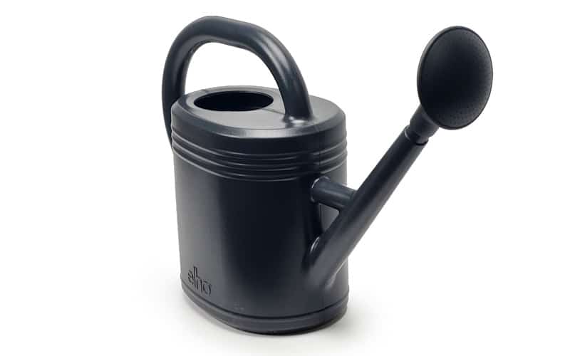 10 Liter Gießkanne - dunkelgrau - 12 Recycling-Flaschen!