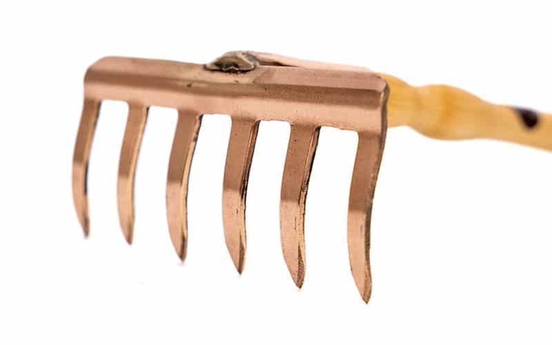 Copper Hand Rake