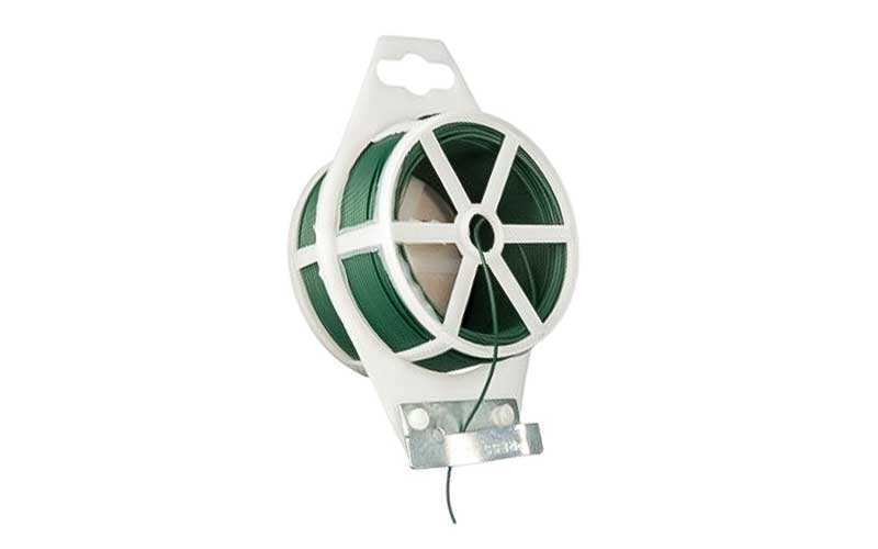 Fil de ligature avec revêtement vert - 1,2 mmØ - 50 mètres