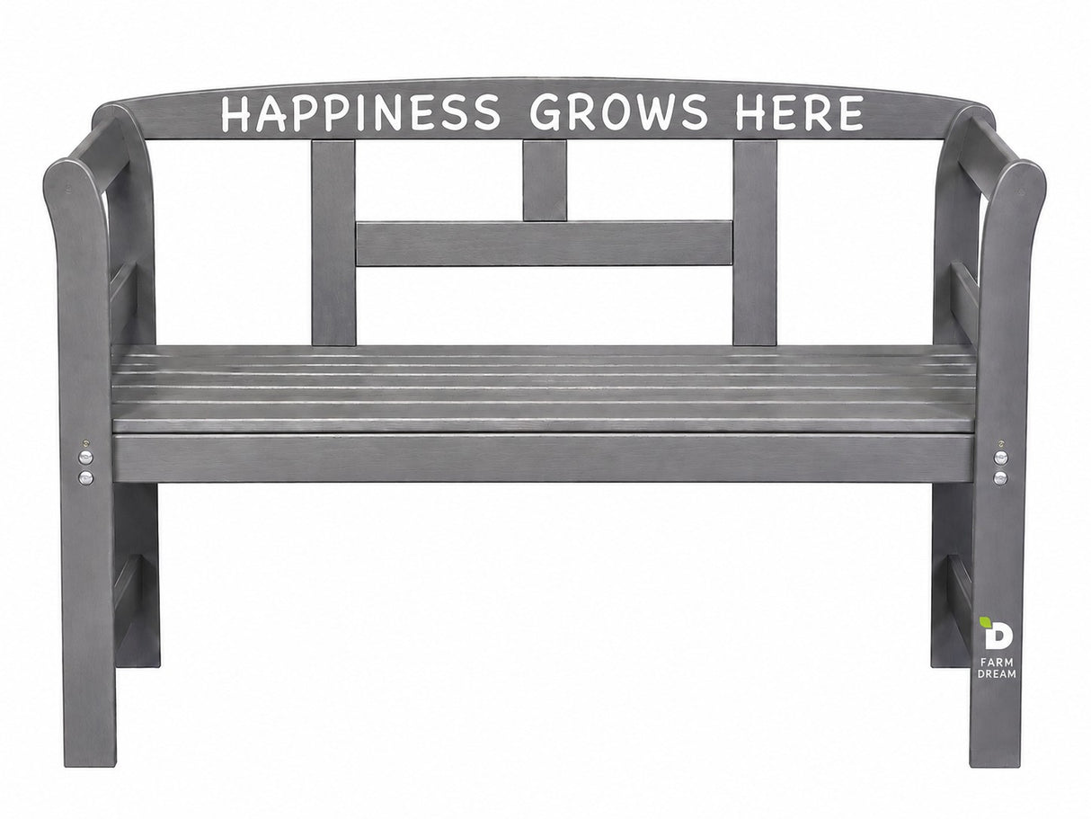 Farm Dream tuinbankje FSC Wood 113 x 40 x 75 Grijs