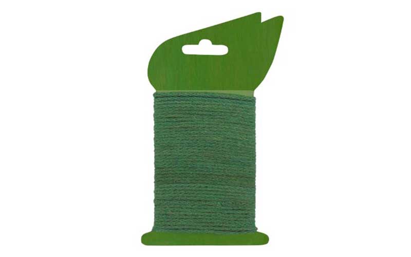Green jute twine with iron core -  10 meter
