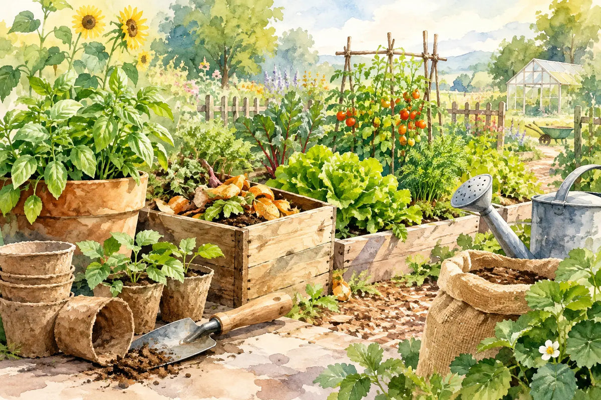 Eco friendly garden supplies voor je moestuin
