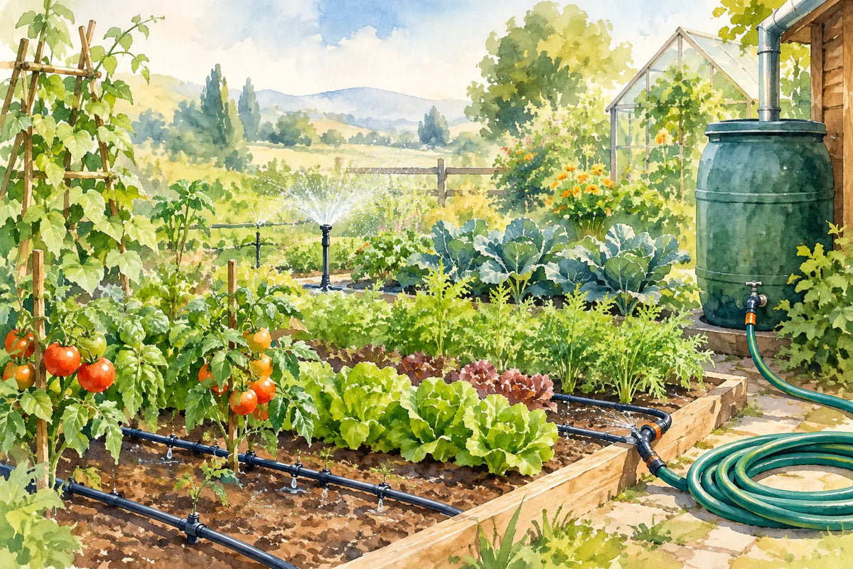 Irrigatiesystemen voor je moestuin kiezen