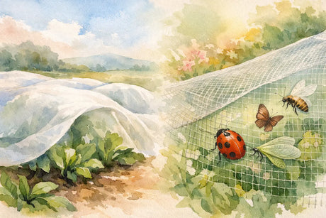Vliesdoek versus insectengaas vergelijken