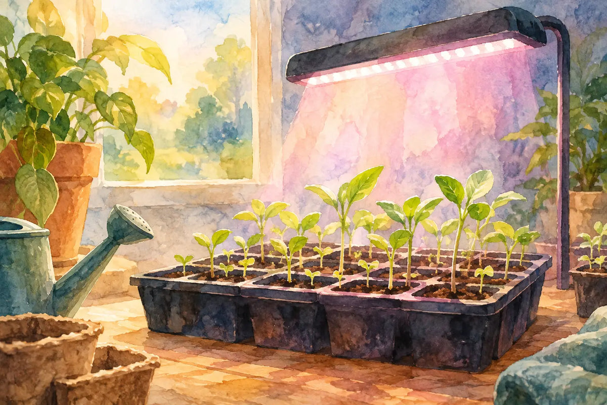 Do seedlings need grow lights? Wanneer wel?