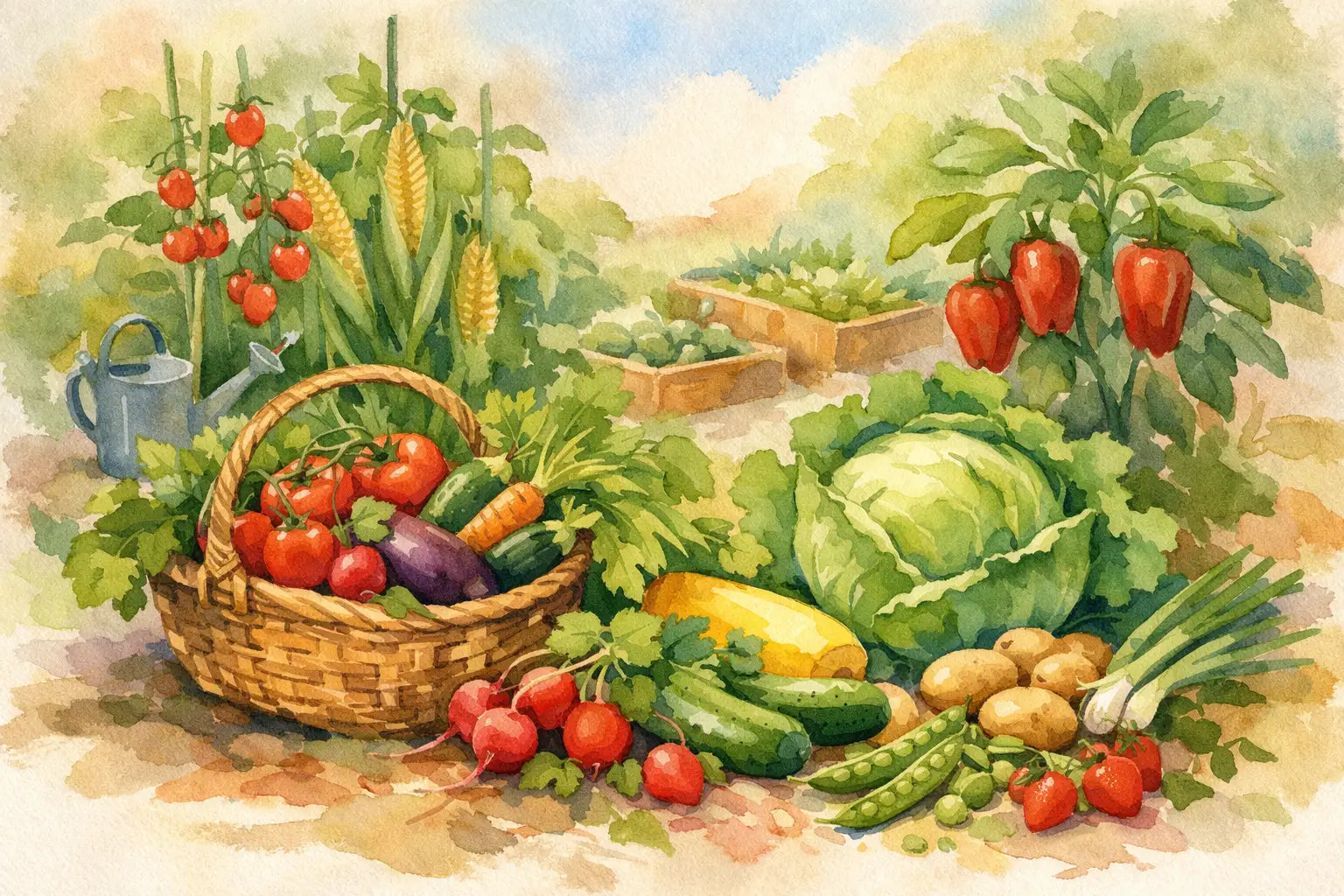 10 productieve groenten voor een kleine tuin
