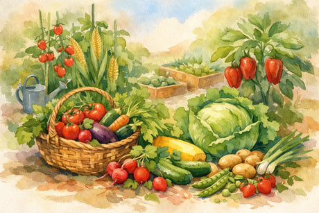 10 productieve groenten voor een kleine tuin