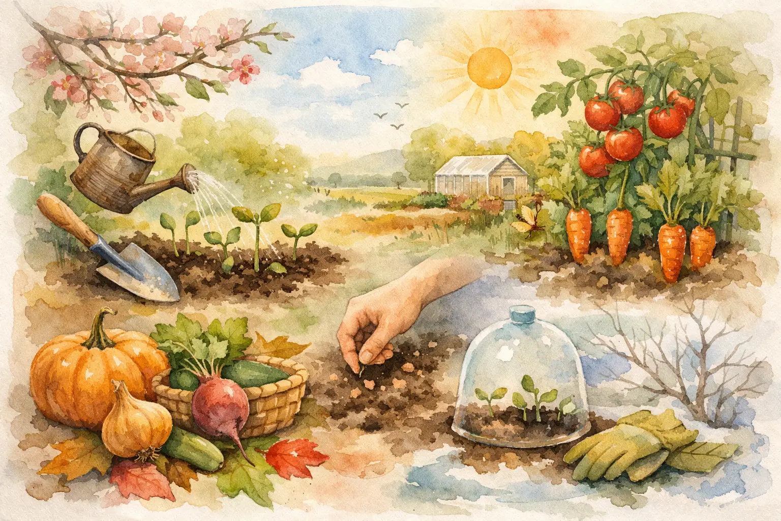 Wanneer zaaien? Moestuin kalender per maand