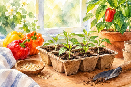 Wanneer paprika binnen zaaien voor succes?