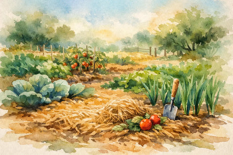 Mulchen moestuin voor een sterke levende bodem
