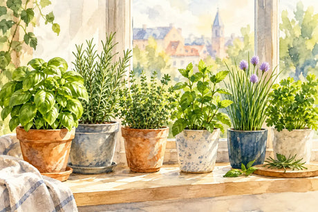 10 beste kruiden voor vensterbank thuis