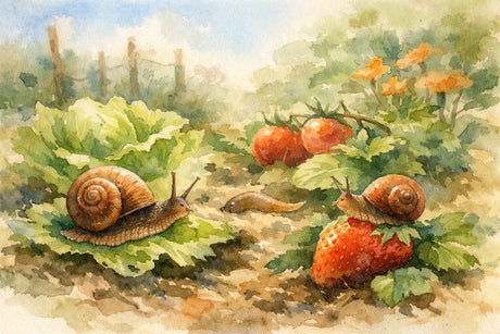 Slakken bestrijden in de moestuin natuurlijk