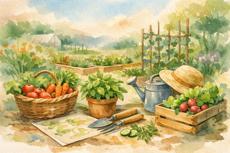 Kitchen garden planning guide voor beginners