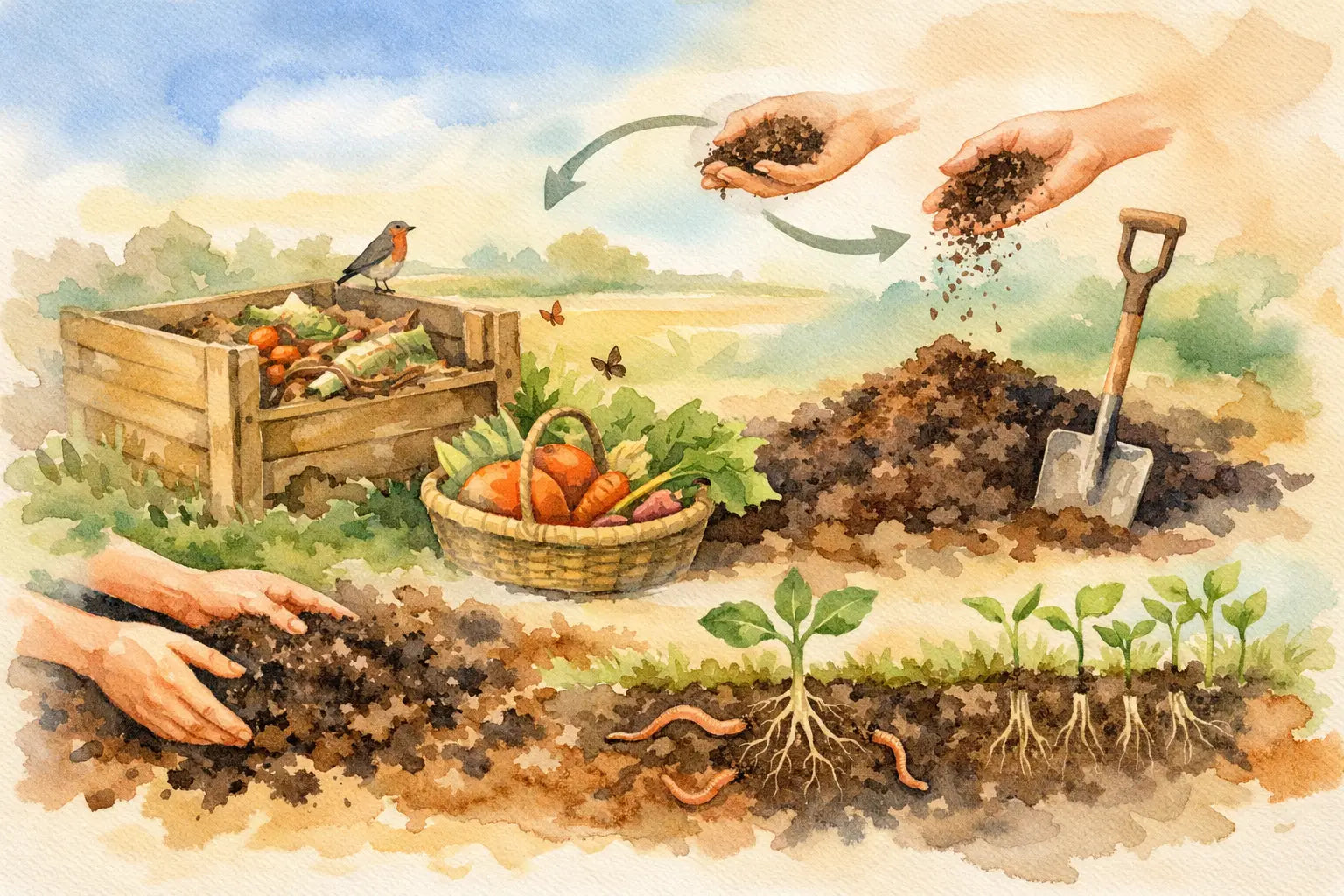 Bodem verbeteren met compost in 5 stappen