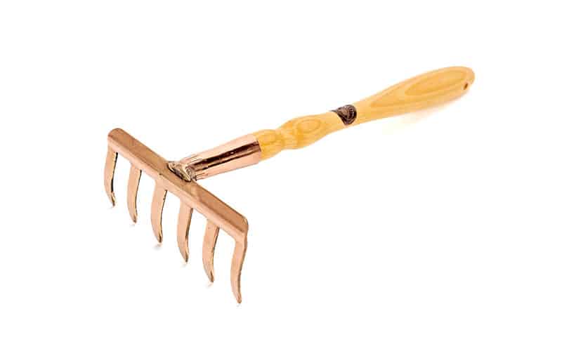 Effortless Gardening with Copper Hand Rake – Durable, Rust-Free, and ...
