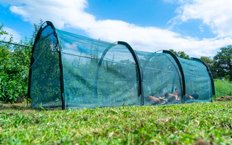 pflanzen zelt Robustes Grow Tunnel-Schutznetz mit Reißverschlüssen