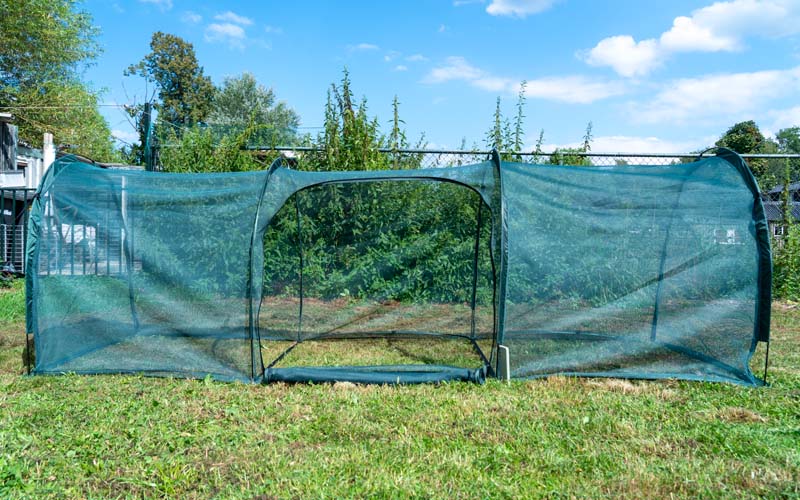 Sturdy Grow Tunnel Protection Mesh with Zippers - 3x1x1 Meters