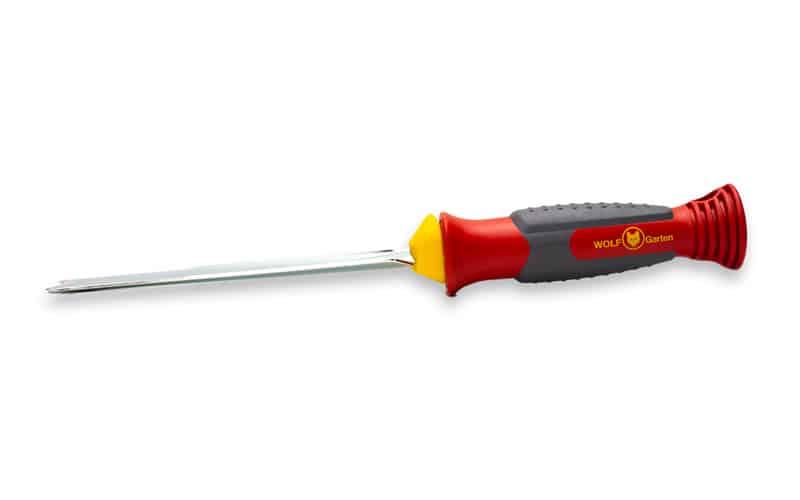 Fishtail weeder - galvanized metal, firm grip