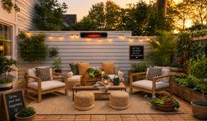 Enjoy warmth while planting, harvesting, or relaxing
Whether you’re starting seedlings in your greenhouse, transplanting young plants, or unwinding on your terrace after a day of gardening, the Rio 2500W provides instant, comfortable warmth.