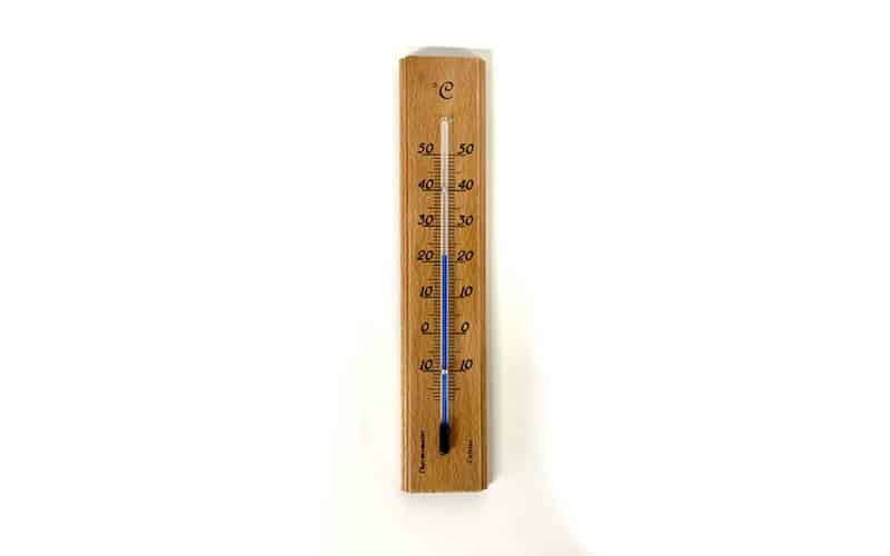 Mittleres Wandthermometer °C