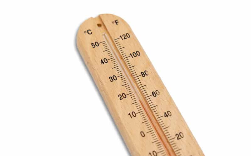 Wall Thermometer wood