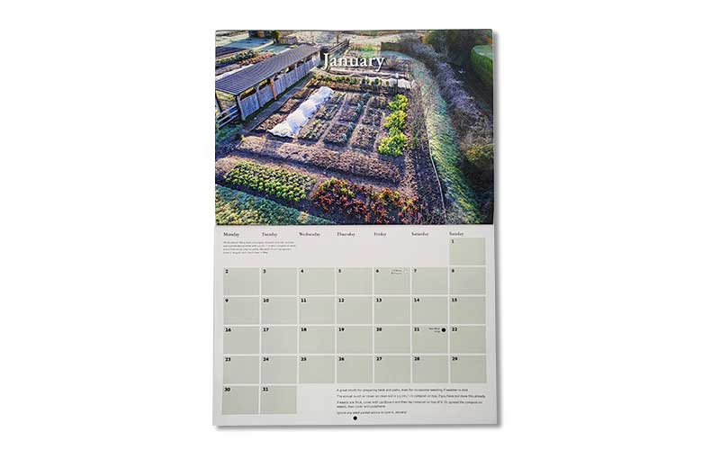 Charles Dowding's moestuinkalender 2025 