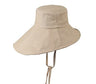 Stay cool while tending your garden with this elegant linen wide brim sun hat. Made from breathable linen, with a full face and neck coverage, perfect for sunny days among your veggies and flowers, or simply enjoying your garden. The adjustable chin strap keeps it secure on breezy afternoons, making it your ideal companion for every garden adventure.