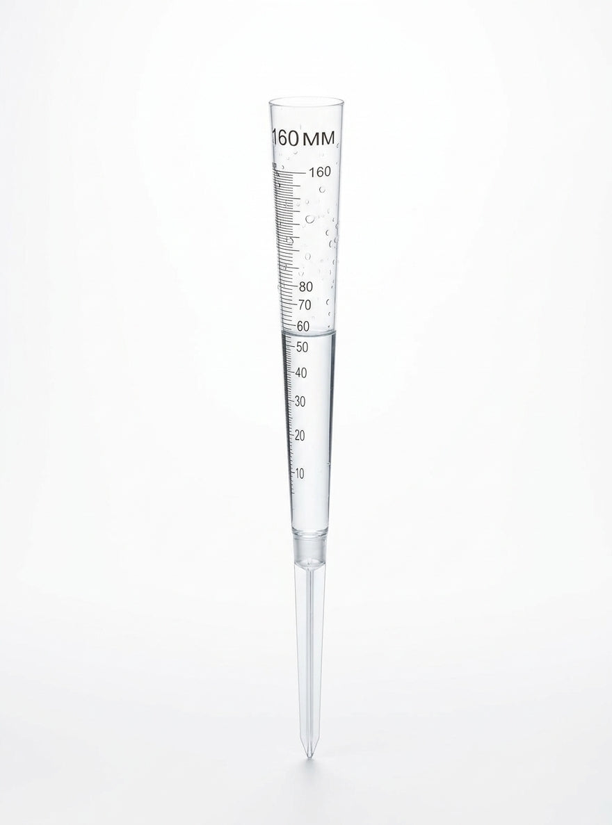 Track garden rainfall accurately with our durable glass rain gauge (up to 160 mm). Easy to install. Order at The Farm Dream.