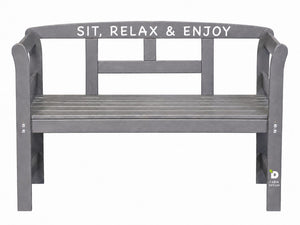 Farm Dream tuinbankje FSC Wood 113 x 40 x 75 Grijs