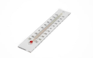 Transparent wall thermometer - °F and °C