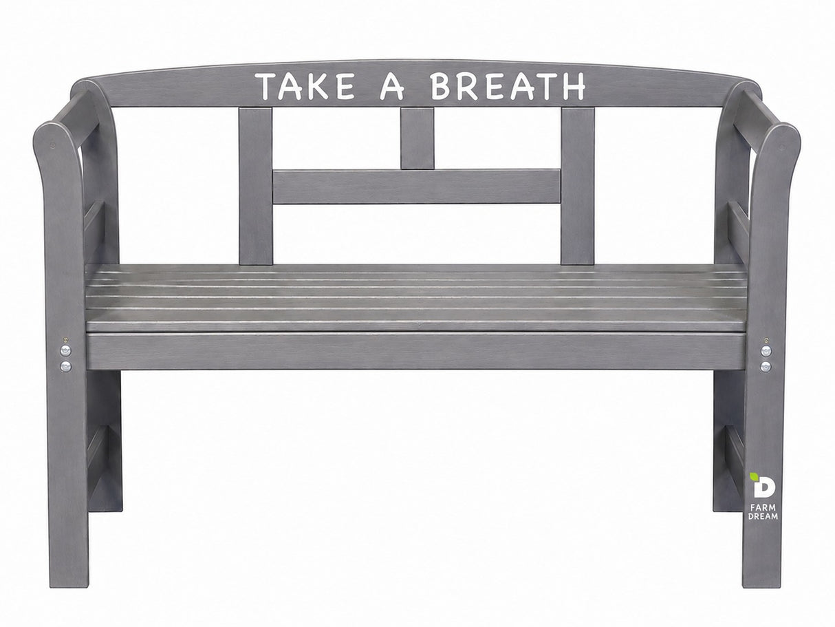 Farm Dream tuinbankje FSC Wood 113 x 40 x 75 Grijs