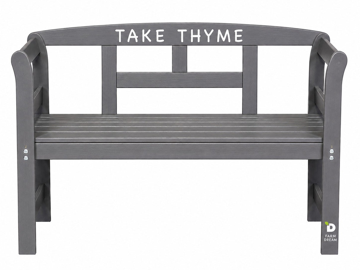 Farm Dream tuinbankje FSC Wood 113 x 40 x 75 Grijs