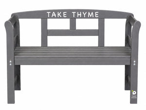 Farm Dream tuinbankje FSC Wood 113 x 40 x 75 Grijs