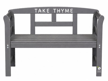 Farm Dream tuinbankje FSC Wood 113 x 40 x 75 Grijs
