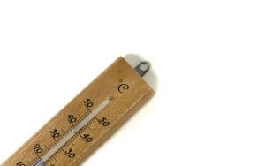 Thermometer celcius Holz
