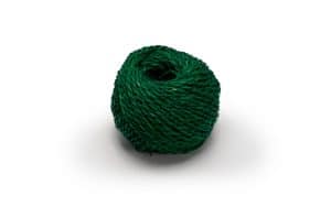 Green coco twine rope for the garden